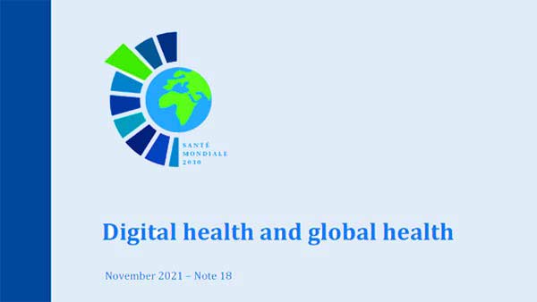 Santé Mondiale 2030 Policy Brief: “Digital Health and Global Health” cover